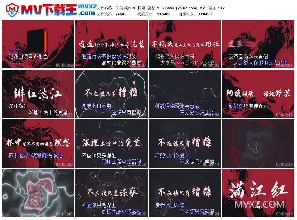 郑闯-满江红_国语_流行_YF600883